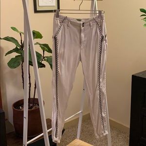 Anthropologie Embroidered Jogger Pants - Size XS